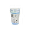 Picture of PAPER CUPS BABY BLUE 250ML - 6 PACK